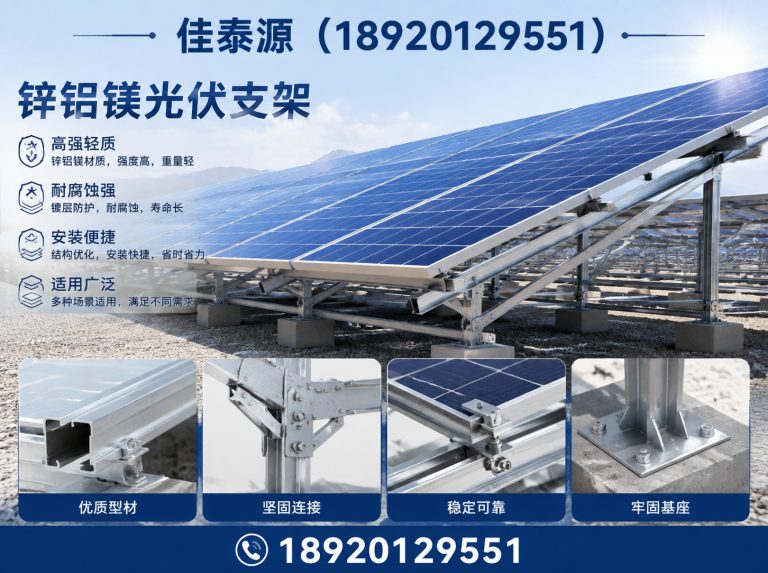 天津热镀锌光伏支架展示图