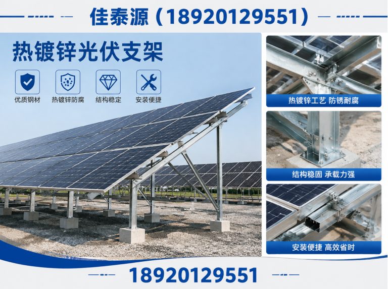 天津光伏支架解决方案展示图
